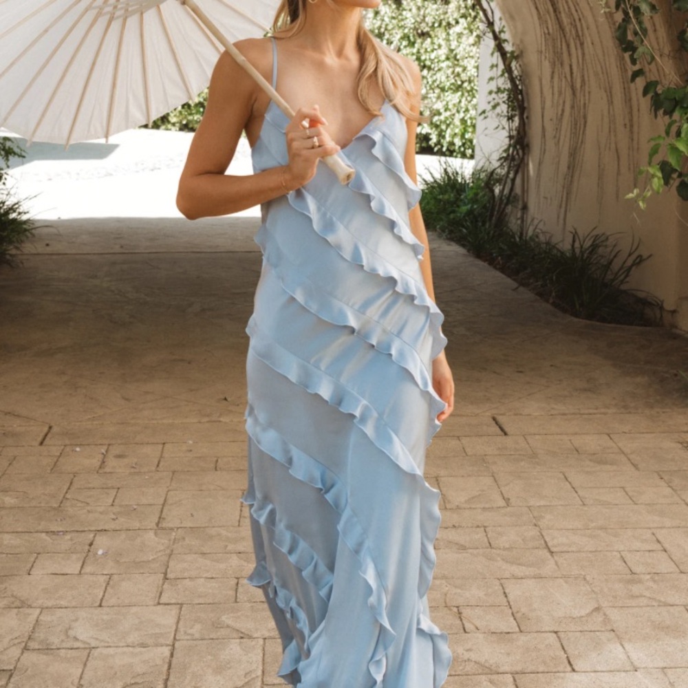 Show me your mumu Romance ruffle dress